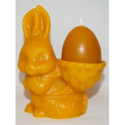 Zajac s vajíčkom - sviečka...