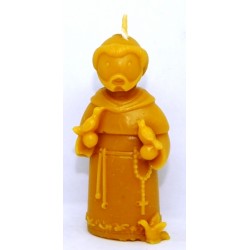 SV.František  - odliatok včelí vosk - 32 g, Rozmer 75 x35 x 20 mm