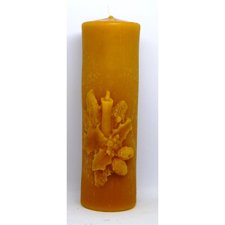 Vianočná sviečka - vetvička so sviečkou -rozmer 155 x 45 mm, váha 250 g