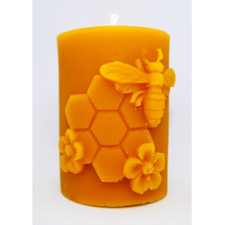 Včielka - včelí vosk - rozmer 65 x 50 mm, váha 110 g