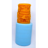 Sviečka valec s tromi úlikmí a včielkami postupne vyletujú -  forma, rozmer 65 x 45 mm, váha 75 g - forma 14 €