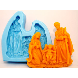 Betlehem silikónová forma - plochá, odliatok 25 g