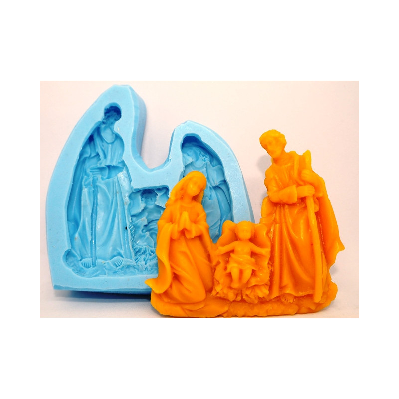 Betlehem silikónová forma - plochá, odliatok 25 g