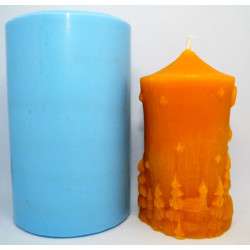 Zimná krajinka - silikónová forma - dlhodobo jedna z naj obľubenejších Vianočných foriem - rozmer odliatku 95 x50 mm , 125 g