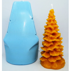 Stromček - obľúbená  silikónová forma na sviečky