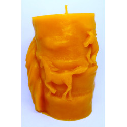 Koník odliatok - včelí vosk rozmer 95 x85 mm, váha 300 g, forma 24 €