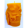 Koník odliatok - včelí vosk rozmer 95 x85 mm, váha 300 g, forma 24 €