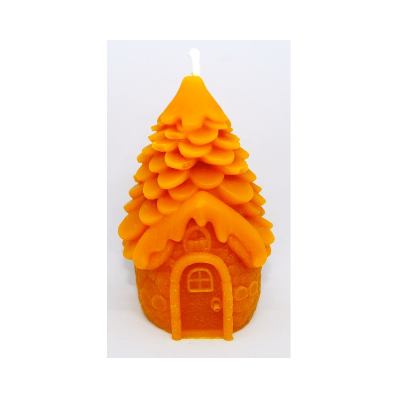 Šiška  v tvare domčeka - odliatok včelí vosk - rozmer 100 x60 mm, váha 120 , forma 18 €