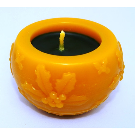 Vianočná sviečka - včelí vosk s vôňou " ČAROVNÉ VIANOCE 2025"