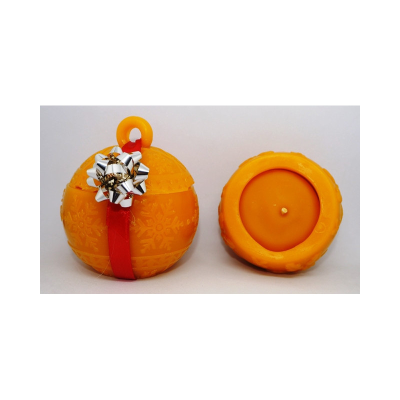 Darček - Nádobka - dóza - sviečka včelí vosk - rozmer 80 x 70 mm, váha 130 g