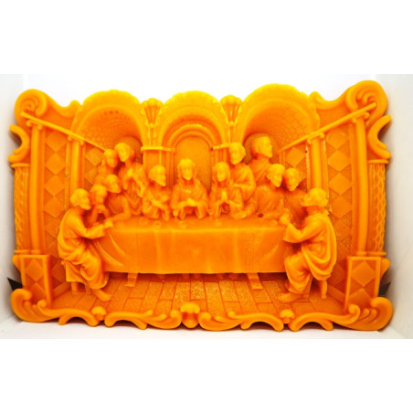 Betlehem - plaketa - včelí vosk - rozmer 140 x 225 mm , váha 420 g