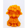 Ovečka Bundička - sviečka včelí vosk - rozmer 65 x 50 x 40 mm, váha 60 g, forma 9 €