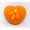 Včielka na srdiečku s plastom - rozmer