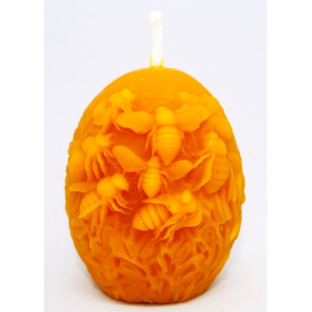 Vajíčko s včielkami a kvetinami - rozmer 70 x 55 mm, váha 100 g, forma 15 €