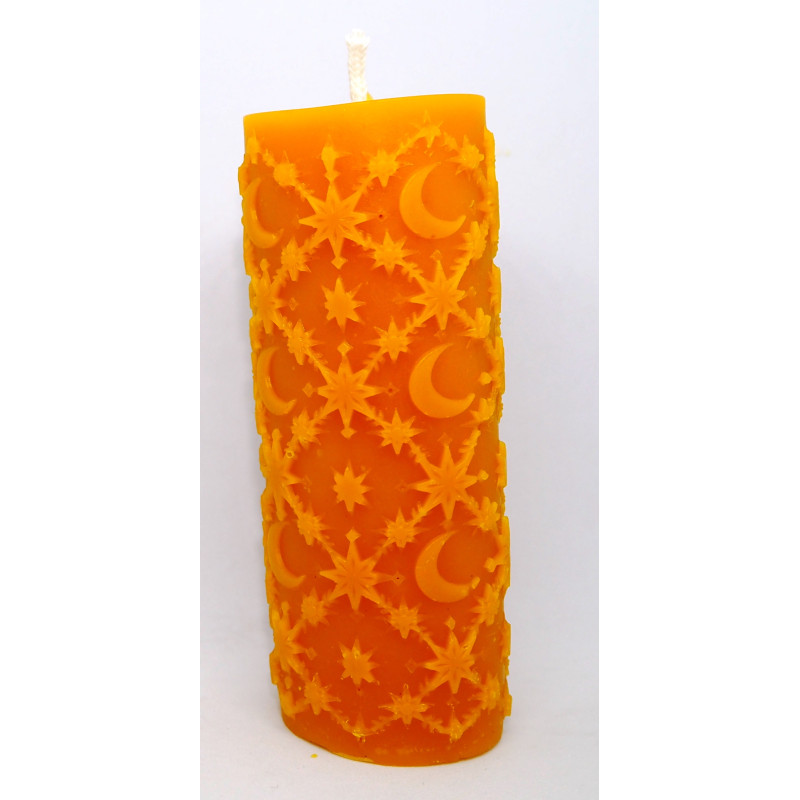 Sviečka valec - Nočná obloha - rozmer 110 x 40 mm, váha 140 g, forma 17 €