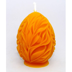 Sviečka vajíčko - vosková ozdobná sviečka - rozmer 85 x 60 mm , váha 125 g, forma 14 €