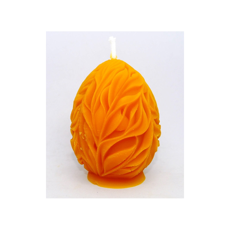 Sviečka vajíčko - vosková ozdobná sviečka - rozmer 85 x 60 mm , váha 125 g, forma 14 €