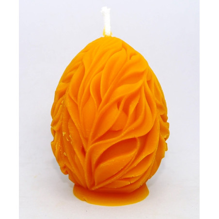 Sviečka vajíčko - vosková ozdobná sviečka - rozmer 85 x 60 mm , váha 125 g, forma 14 €