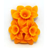 Kvety narcis - dekorácia včelí vosk , rozmer 65 x 55 x15 mm, váha 25 g, forma 9 €
